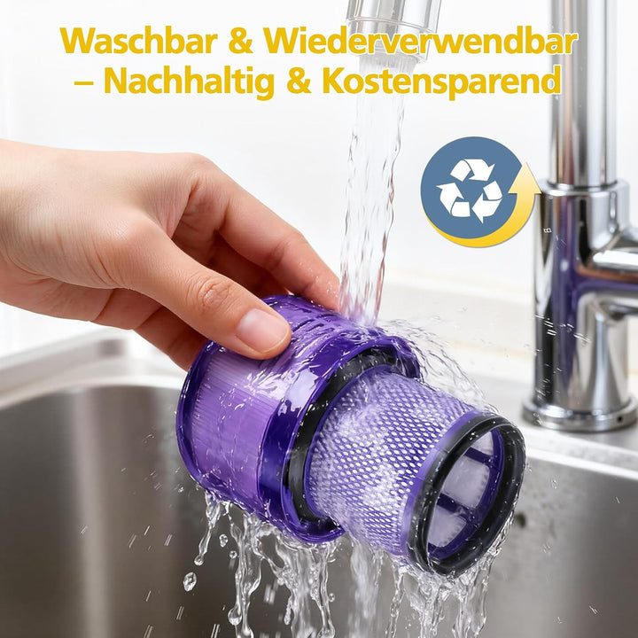 V11 Filter für Dyson, 3 Stück Vakuumfilter-Ersatz kompatibel mit Dyson V11 Absolute Torque Drive Ani