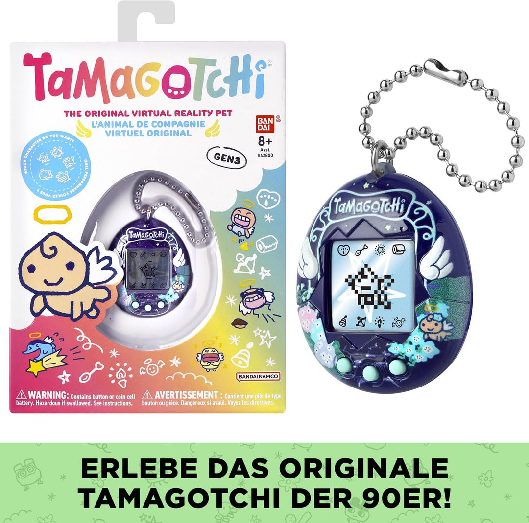 BANDAI 46163 - Tamagotchi Angel Virtual Night Garden, Mehrfarbig, elektronisches Spielzeug für Kinde