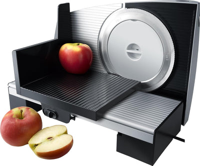 Steba Allesschneider AS 200, Made in EU, Solinger Edelstahlmesser, Schnittst?rke bis 15mm einstellba