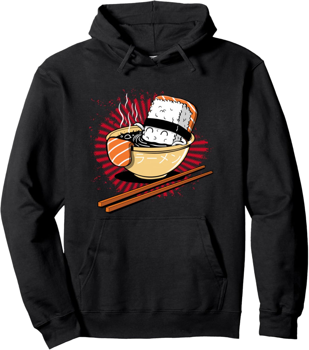 Sushi - Lustiges japanisches Sushi Pullover Hoodie