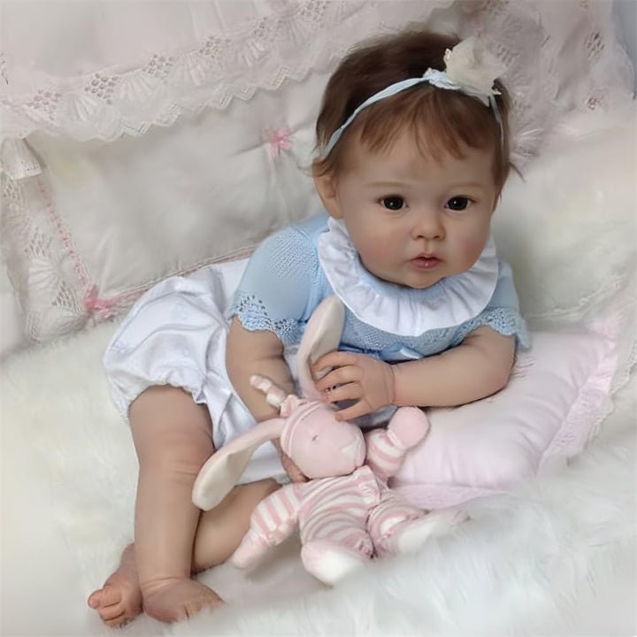 Reborn Babys Mädchen Handgefertigt Realistische Mit Weichem Stoffkörper Reborn Puppen Reborn Babypup