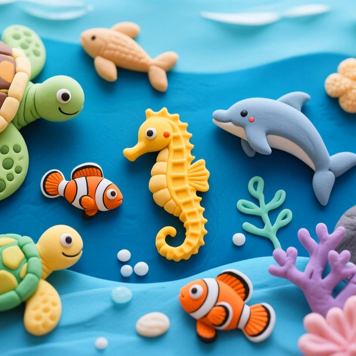 QMay Modelliermasse Lufttrocknend, 90 Farben Lufttrockener Magischer Knete für Kinder, Air Dry Clay,