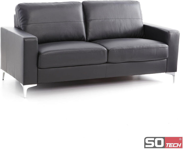 SOTECH 4er Set Möbelfüsse Victor-NANNARP Höhe 100 mm schwarz matt Sockelfüsse Möbelbein Schrankfüsse