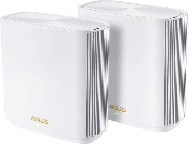 ASUS Ai Mesh AX-WLAN System ZenWiFi XT8 (2in1 Mesh Zugangspunkte-Set, AX6600 WiFi 6 Mesh-Backbone un