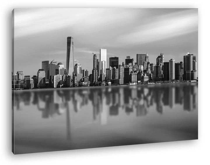deyoli Küste von New York Format: 80x60 Effekt: Schwarz/Weiss als Leinwand, Motiv fertig gerahmt auf