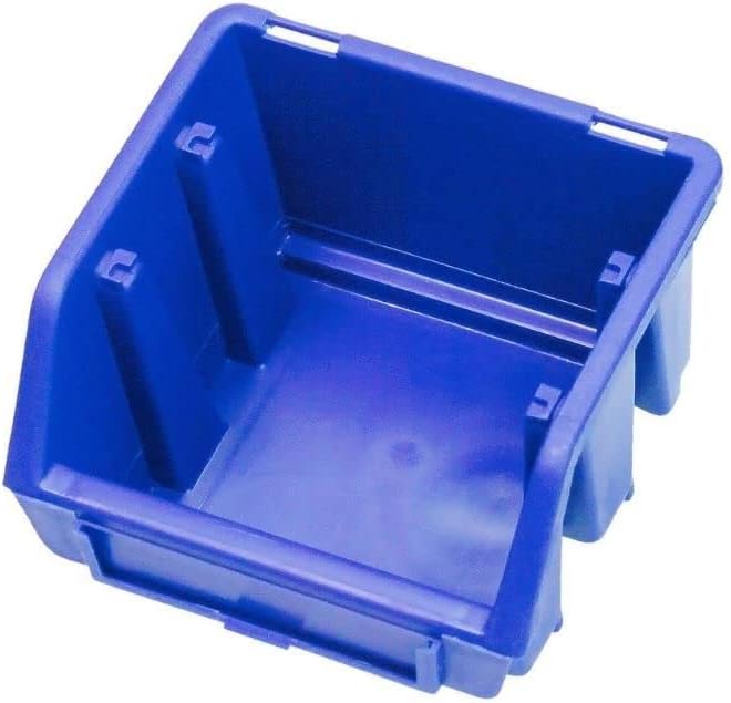 PROREGAL SuperSparSet 10x Sichtlagerbox 1 | HxBxT 7,5x11,6x11,2cm | Blau | Sichtlagerbehälter Sichtl