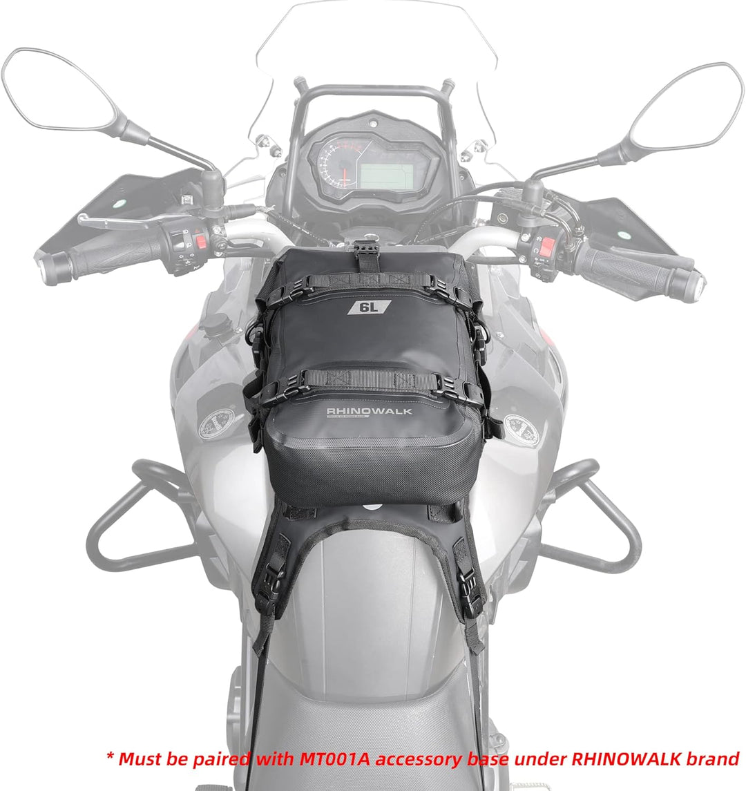Rhinowalk Motorrad Sturzbügeltasche Wasserdicht 6L Motorradrahmen Tasche für Motorrad Schutzbügel Sa