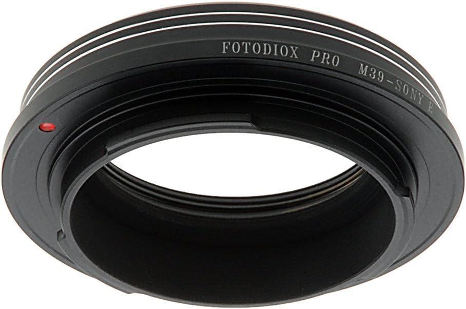 Fotodiox Pro Lens Mount Adapter Compatible with Leica L39 (x0.977mm Pitch) Lenses on Sony E-Mount Ca