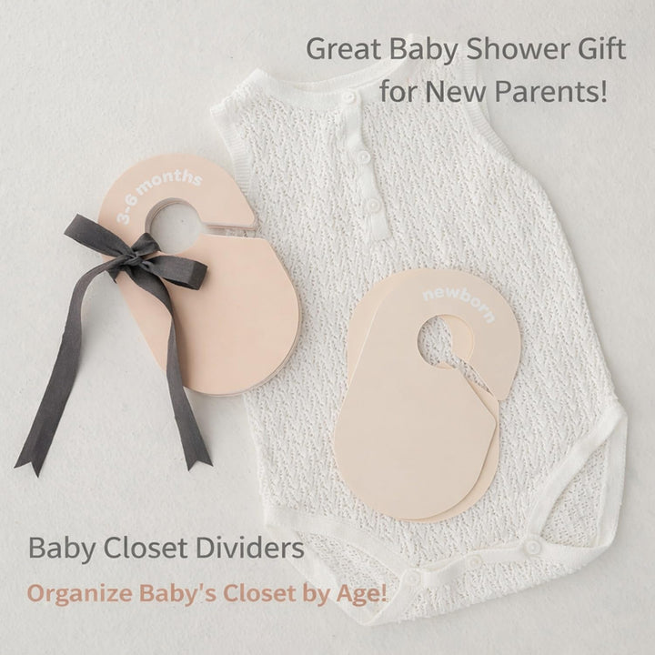 3 Sprouts - Grössentrenner Baby für Kleiderstange, Grössentrenner Baby, Doppelseitiges Babykleidung