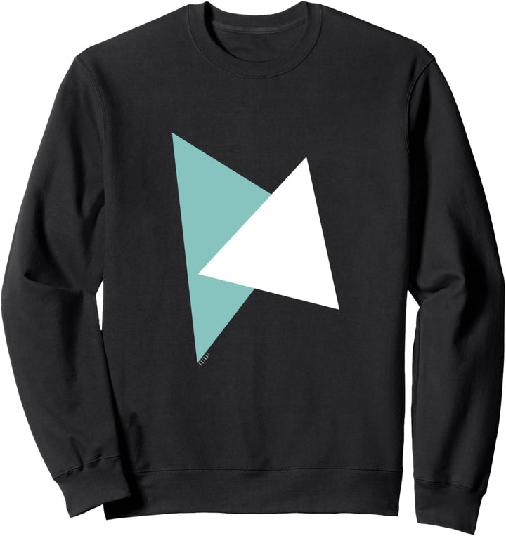 Dreieck Muster Geometrie Abstrakt Minimalismus Hipster Sweatshirt