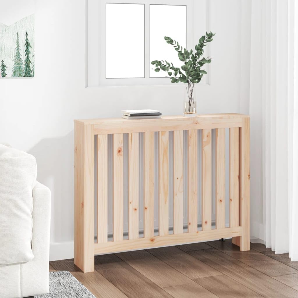 HOMIUSE 108,5x19x84 cm Heizkörper Verkleidung Heizung Heizkörper Abdeckung Landhausstil Heizungsabde