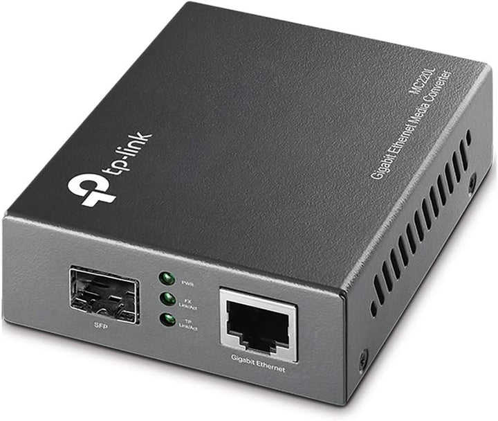 TP-Link Gigabit SFP Media Converter, Complies with IEEE 802.3ab and IEEE 802.3z, FX Port Supports Ho