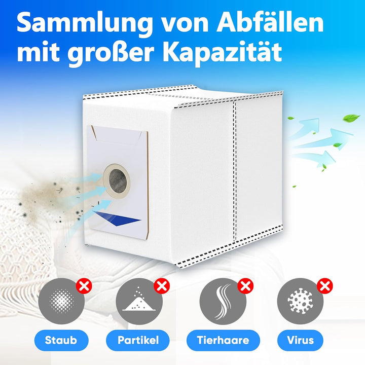 19 Stück Zubehörset für Ecovacs Deebot T30 Pro Omni / T30 Omni Saugroboter, Ersatzteile mit 1 Gummi-