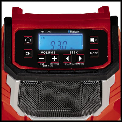 Einhell Akku-Radio TC-RA 18 Li BT - Solo Power X-Change (Li-Ion, 18 V, 10 W Lautsprecher, Bluetooth,