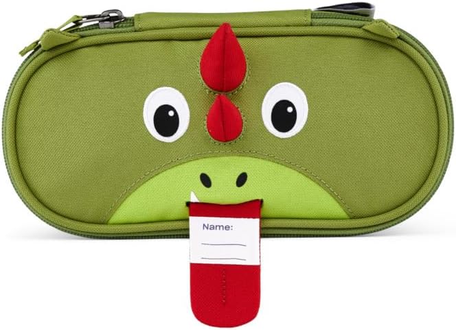 Affenzahn Stiftemäppchen für den Kindergarten, Federmäppchen für Kinder mit Tiermotiv und Ziehzunge,