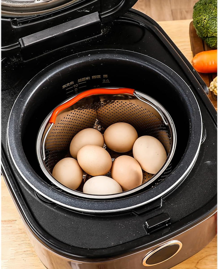 Dampfgarer Korb für Instant Pot 18/8 Edelstahl Siebkorb Schnellkochtopfzubehör (4L) (4L) UK, (4L) UK