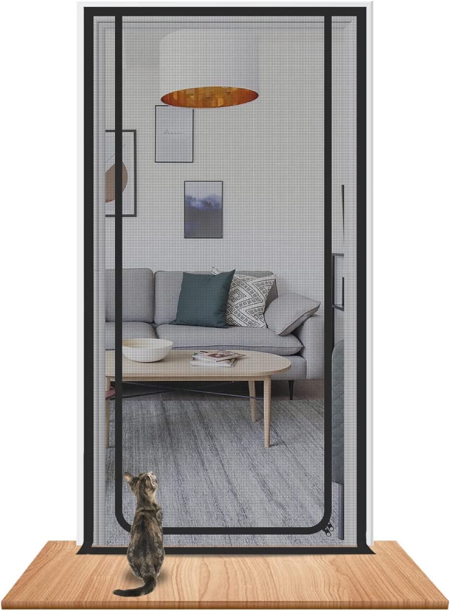 Cat Screen Katzennetz für Balkon, Haustiere Bildschirm Tür, verhindern, DASS Katzen aus Laufen, Katz