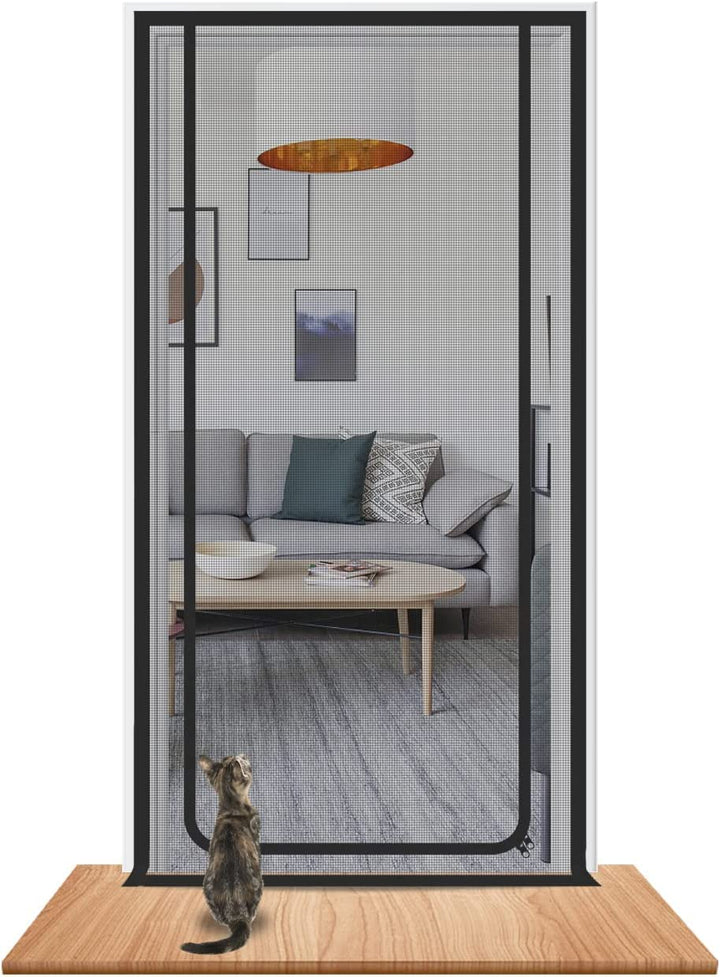 Cat Screen Katzennetz für Balkon, Haustiere Bildschirm Tür, verhindern, DASS Katzen aus Laufen, Katz
