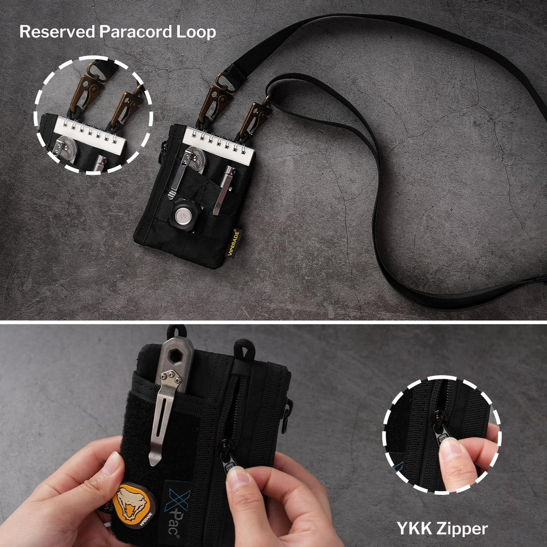 VIPERADE VE18-S Klein EDC Tasche Mini EDC Pocket Pouch Tool Organizer,Klein EDC Organizer Werkzeugta