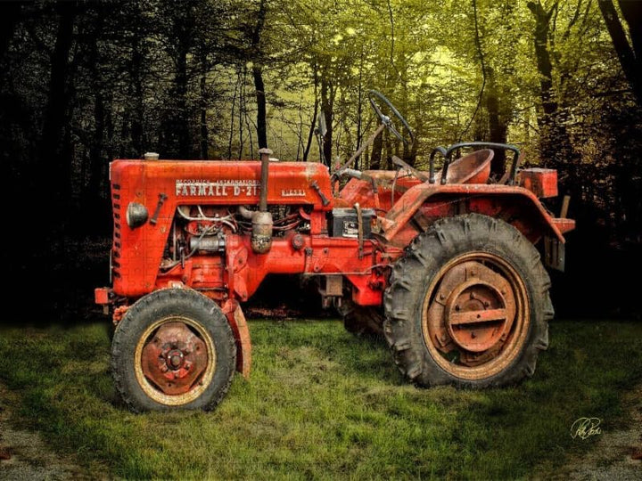 CALVENDO Puzzle Oldtimer Traktor McCormick 1000 Teile Lege-Grösse 64 x 48 cm Foto-Puzzle Bild von Pe