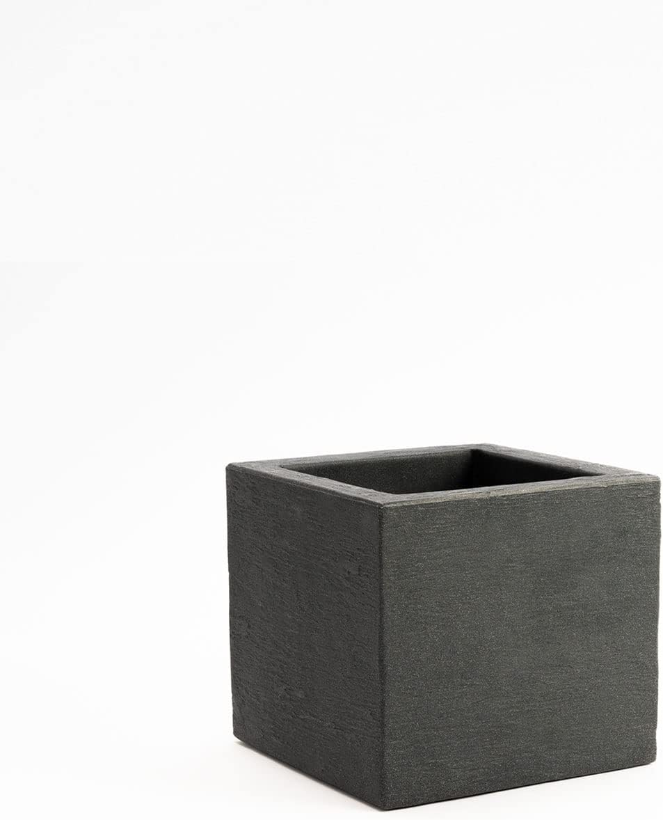 Pflanzwerk® Pflanzkübel Anthrazit Kunststoff 34x40x40cm *Frostbeständig* *100% ÖKOLOGISCH* *2 Jahre