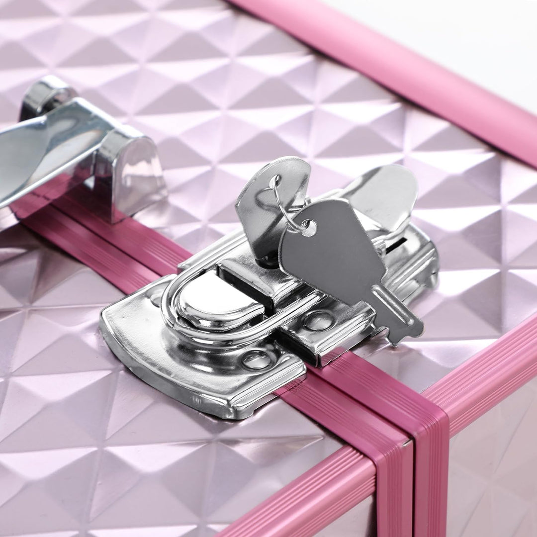 SONGMICS Kosmetikkoffer Schminkkoffer Schminkaufbewahrung Beauty Case Schminkkasten Multikoffer Etag