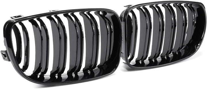 Kühlergrill für E81, E82, E87, E88, LCI 2008-2011, Schwarz, glänzend, 2 Stück
