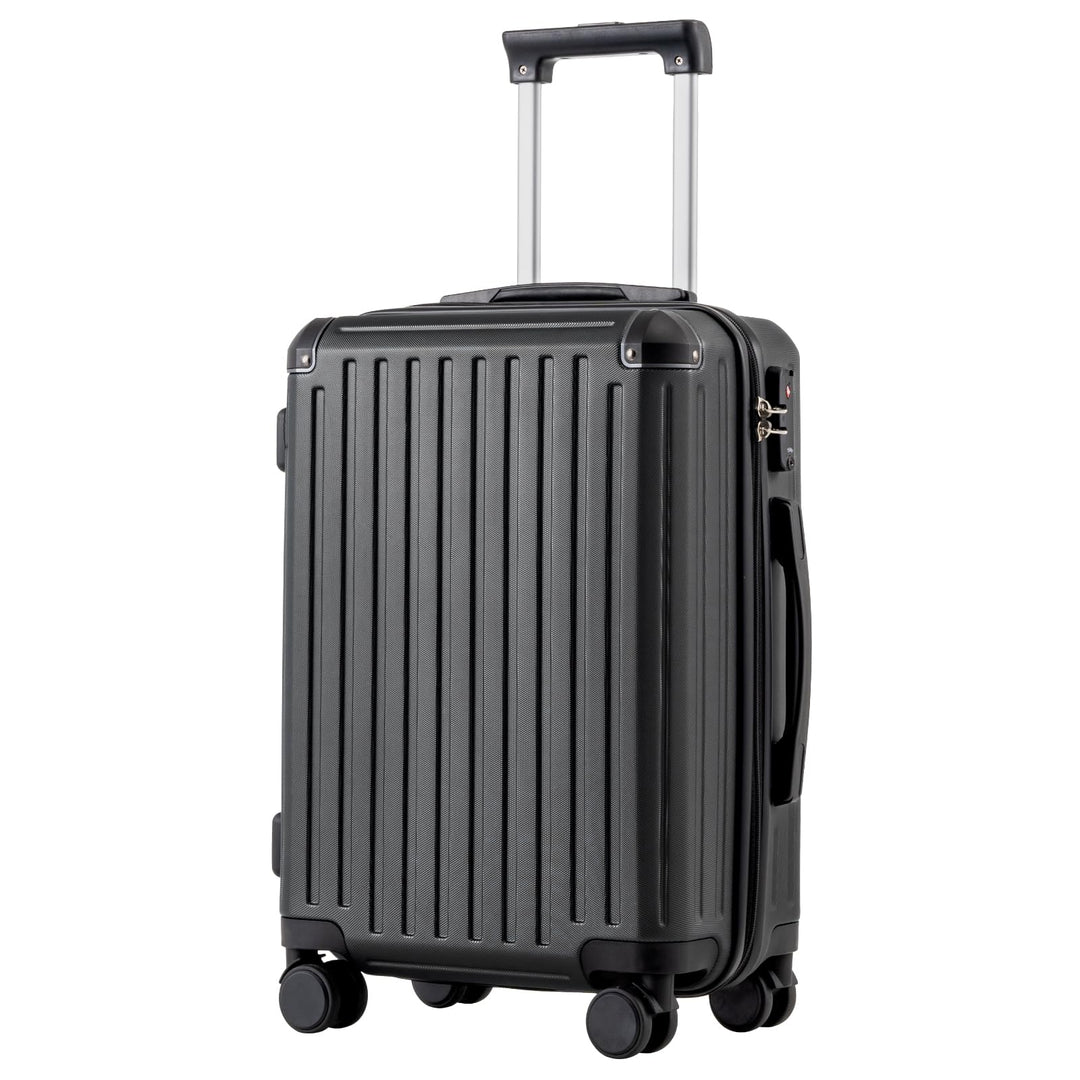 COOLIFE Koffer Trolley-Koffer Hartschalen-Koffer Rollkoffer Reisekoffervon ABS-Material mit TSA-Schl