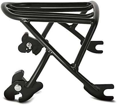Gepäckträger Solo Rack Abnehmbar für Harley Davidson Sportster 883 Low 04-10 schwarz
