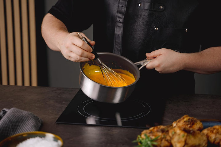 Onyx Cookware ZERO Saucentopf 14 cm – Natürliche Antihaft aus Edelstahl | Ohne chemische Beschichtun