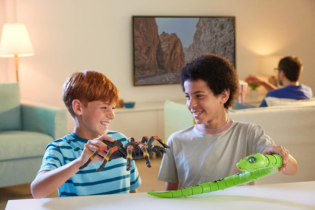 ROBO ALIVE König Python, Robotisches elektronisches Spielzeug Haustier, Ultra-Reale Bewegungen