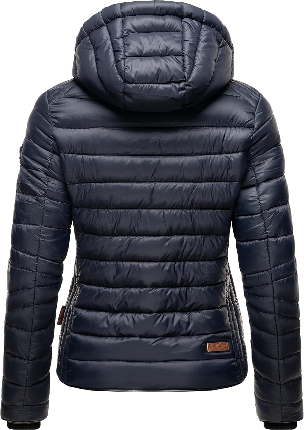 Navahoo Damen leichte Übergangsjacke Steppjacke mit Kapuze Lulana XS-XXL M Navy, M Navy