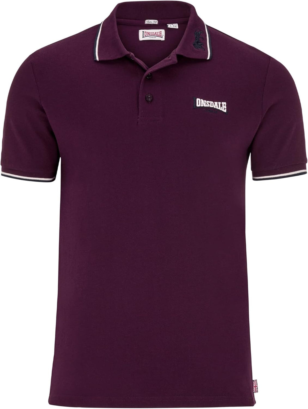 Lonsdale Herren Lion T-Shirt Oxblood S, Oxblood S