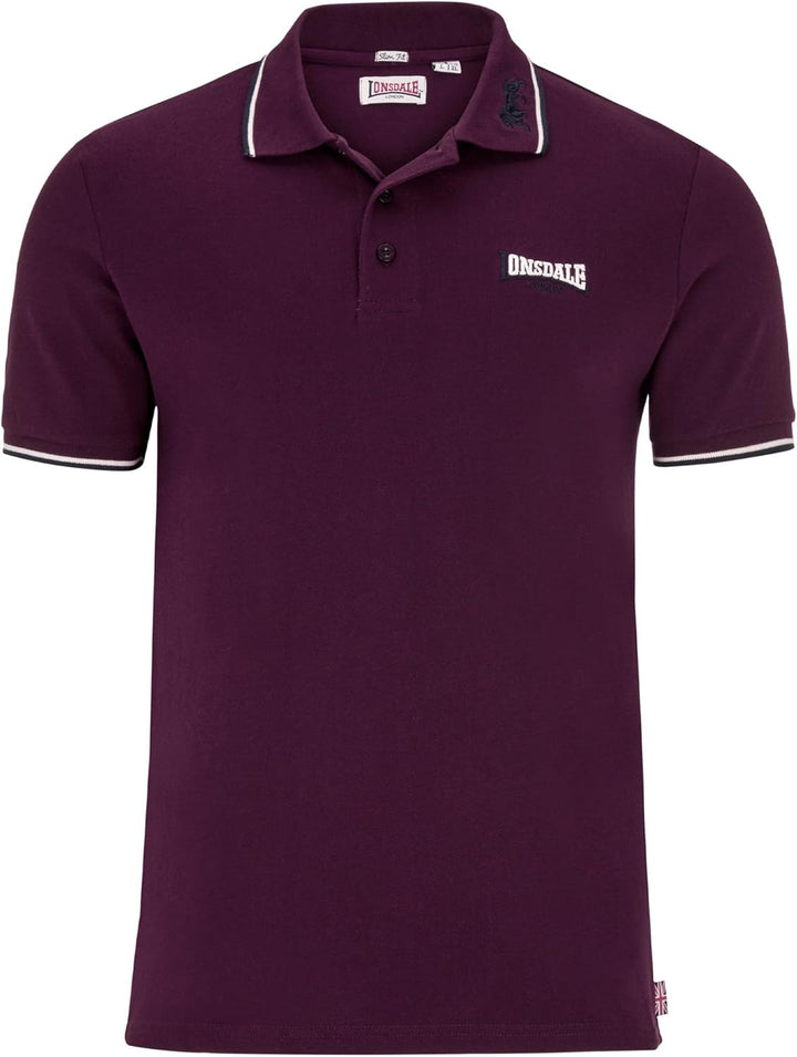 Lonsdale Herren Lion T-Shirt Oxblood S, Oxblood S