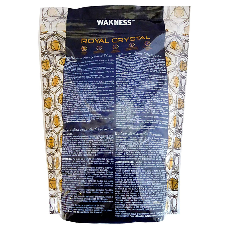 Waxness Polymer Blend Luxus-Hartwachsperlen Kristall/Premium Luxury Polymer Blend Hard Wax Beads Cry