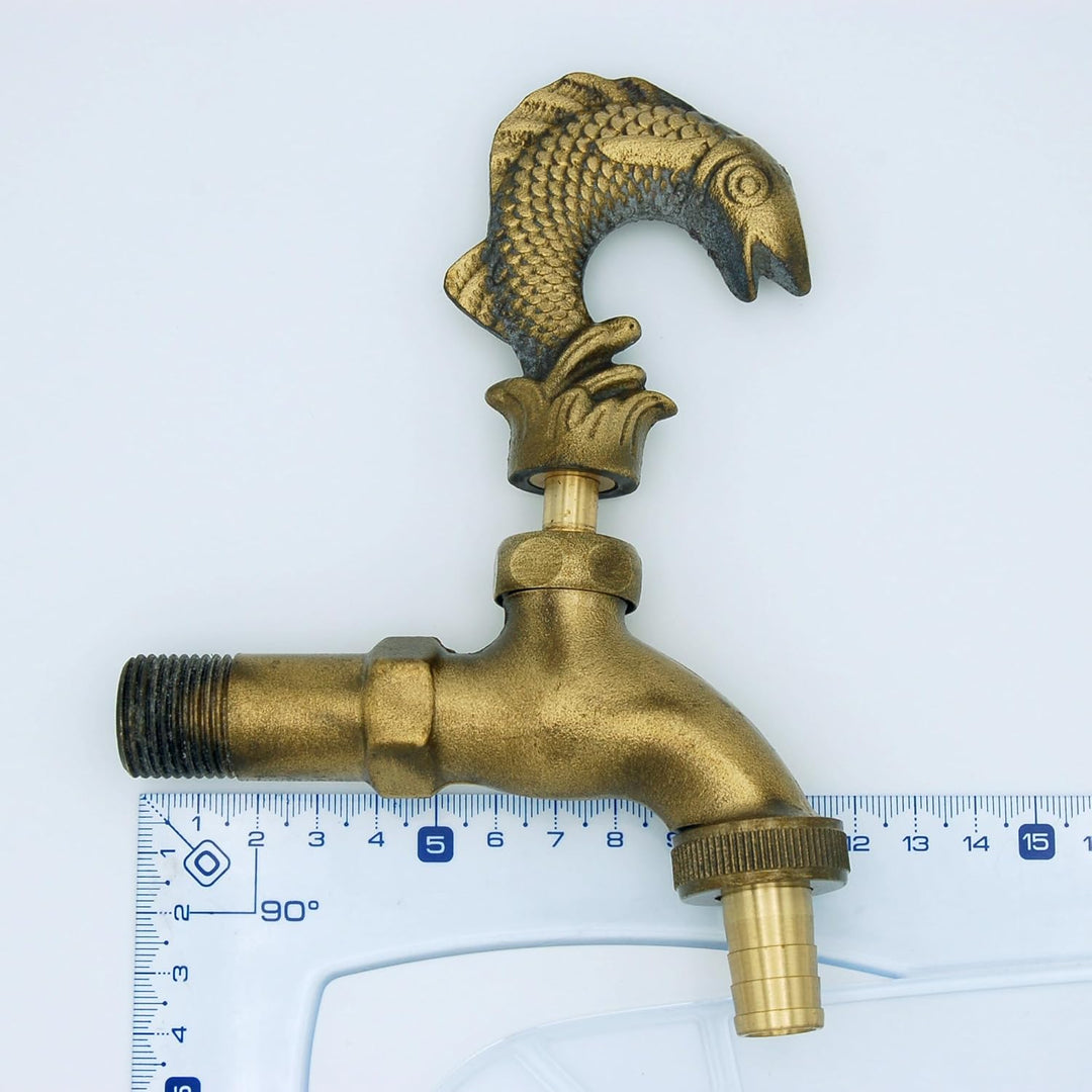 MONTSERRAT Dekorativer Wasserhahn für den Garten, 1/2 Zoll, PEZ mit Schlauchanschluss