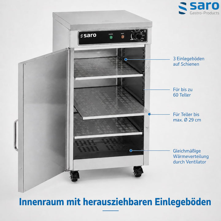 Saro 443-1070 Tellerwärmeschrank Modell TW 60