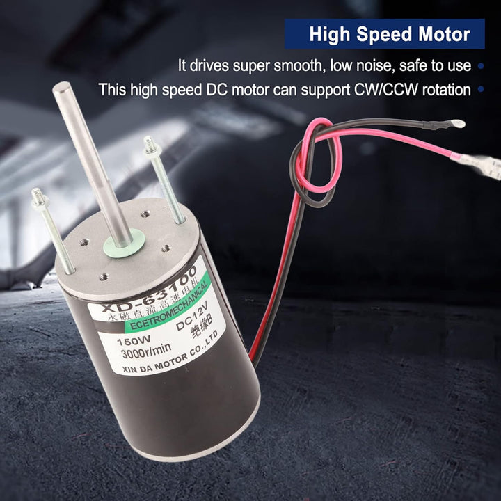 12/24 V Elektrische Getriebemotor , Industrielle Automatisierung Motoren für den stationären Einsatz
