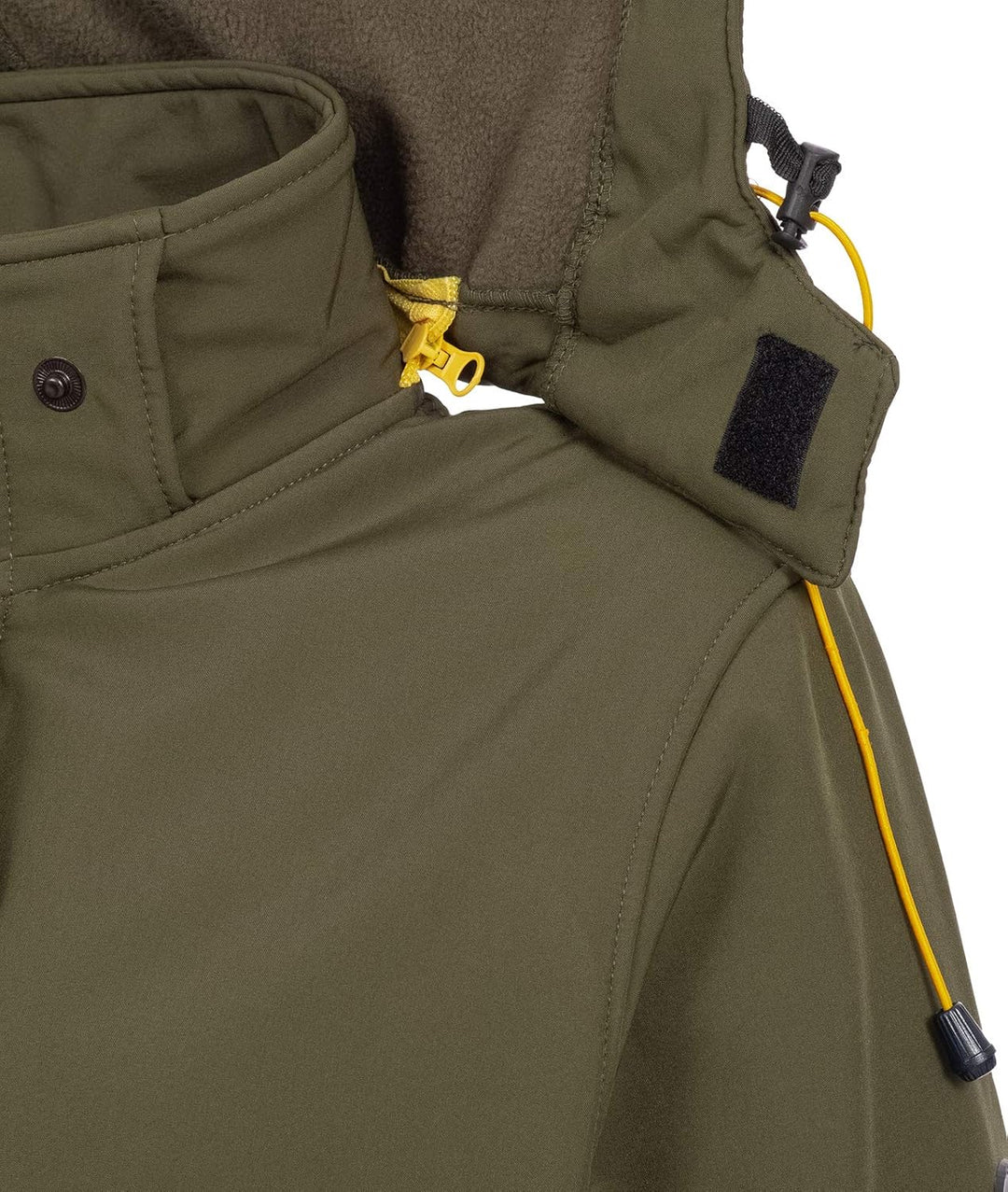 Damen Softshell Jacke Mantel Outdoor-Mantel D-423, S Dunkelgrün