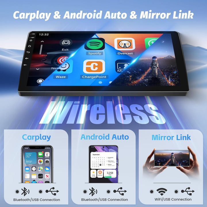Hikity 8Cores 4G+64G Autoradio Android 15 Für Opel Astra H 2004-2008/Zafira B 2005-2015/Opel Corsa 2
