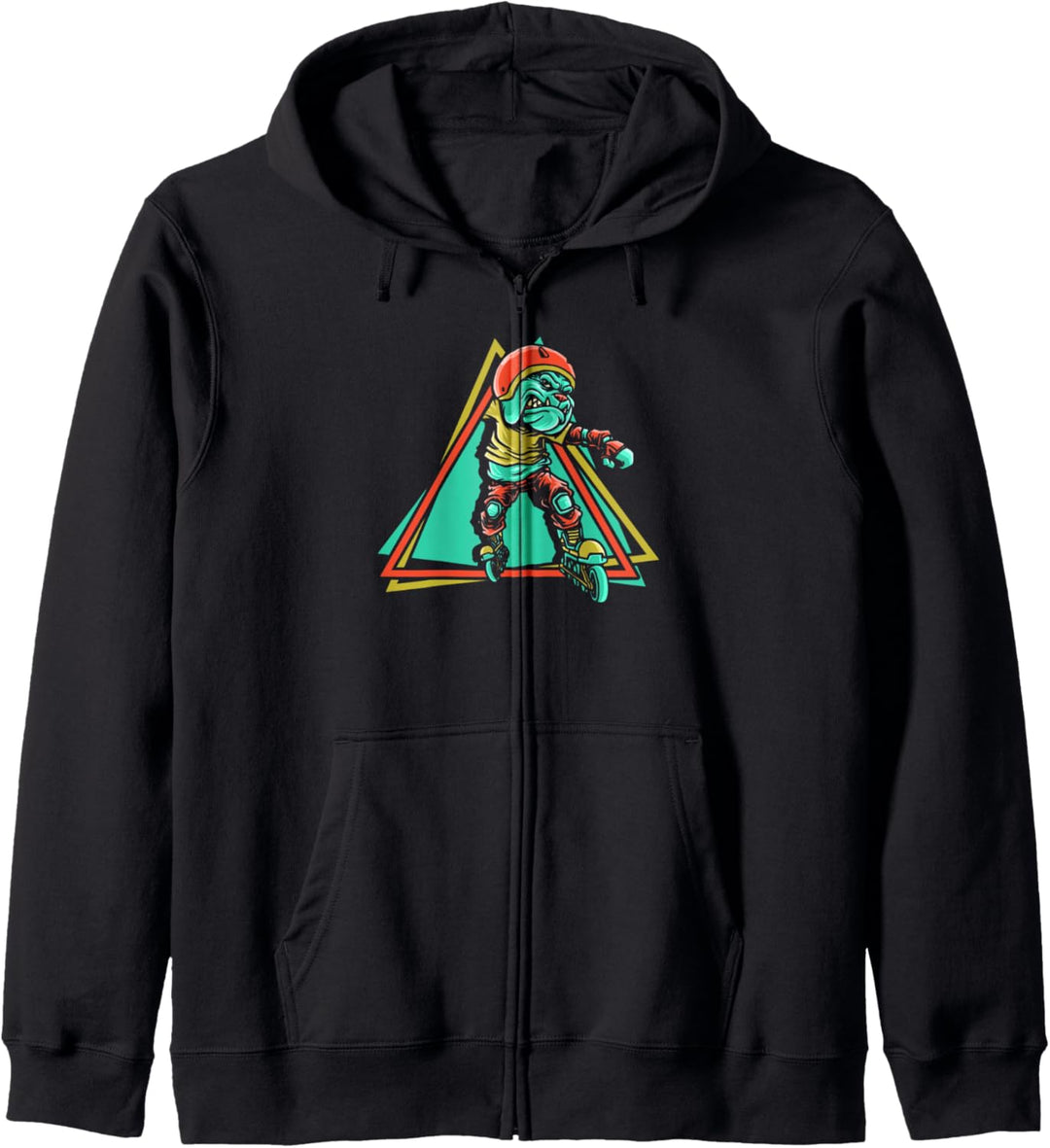 Bulldog Rollschuh | Inlineskaten Kapuzenjacke