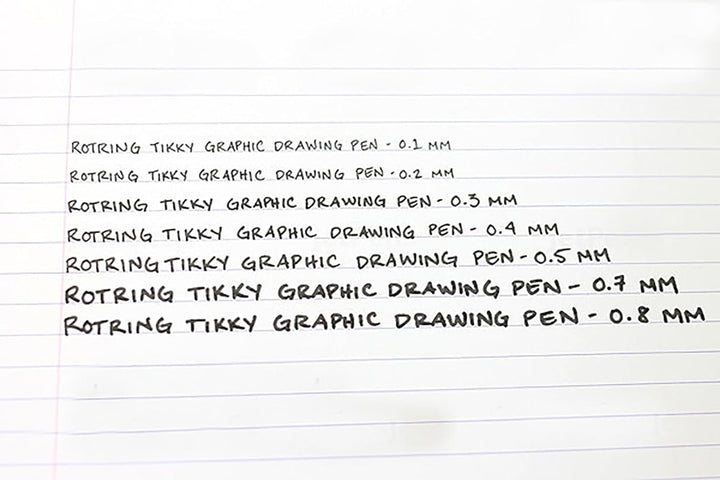 rOtring Tikky-Grafik Fineliner Filzstifte | 0,3 mm | schwarze Tinte | 12-er Box 0.3 bordeaux, 0.3 bo