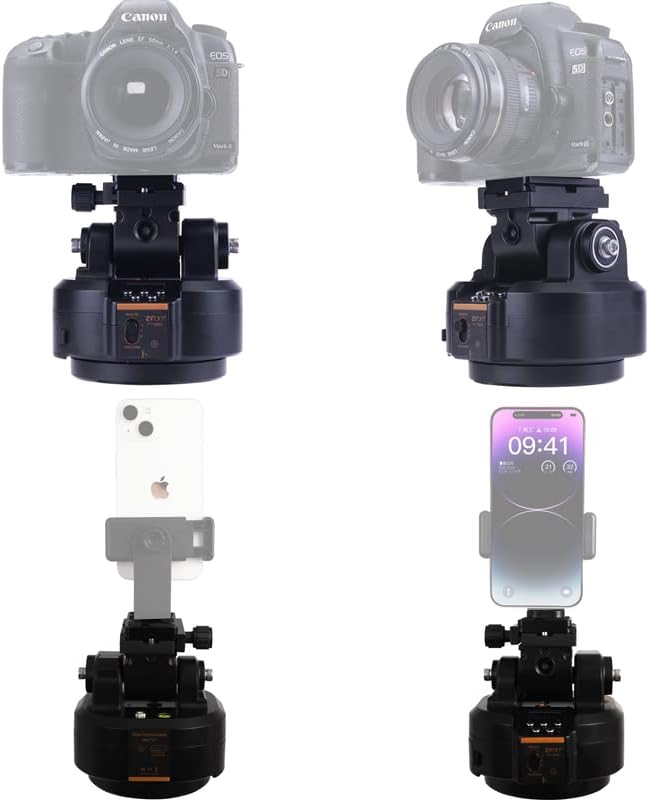 ZIFON YT2000 Kameras Remote Motorized Head AI Face Tracking AB Punkt Doppel Upgraded Modell 2KG für