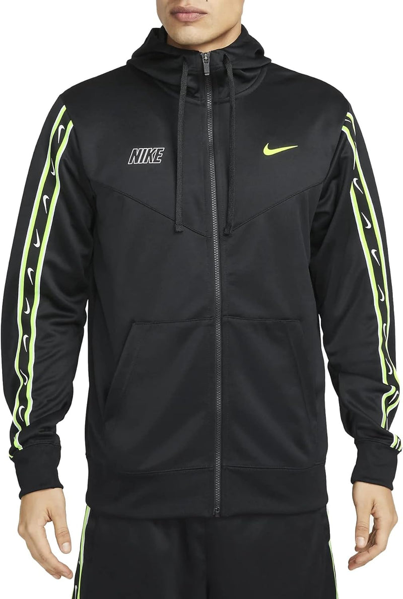 Nike Repeat Trackjacket Kapuzenjacke Jacke XL black/volt, XL black/volt