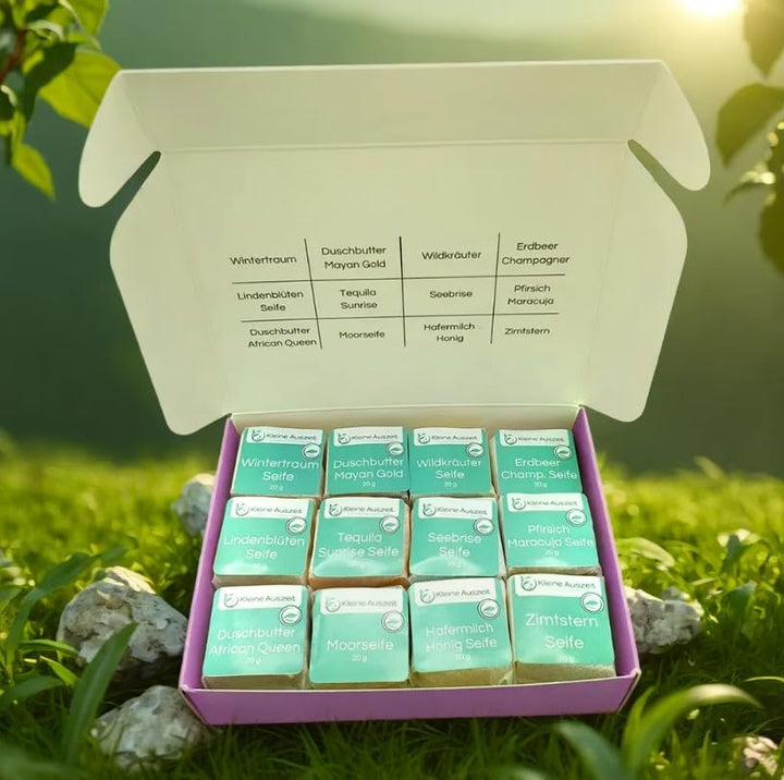 Kleine Auszeit Manufaktur, 12 Naturseifen Reise durch&