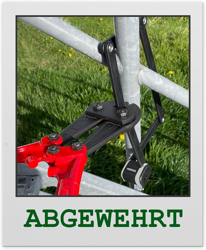 Widder Extrem sicheres Faltschloss Fahrrad [Titan-Stahl Level 15] - Fahrradschloss hohe Sicherheit 9