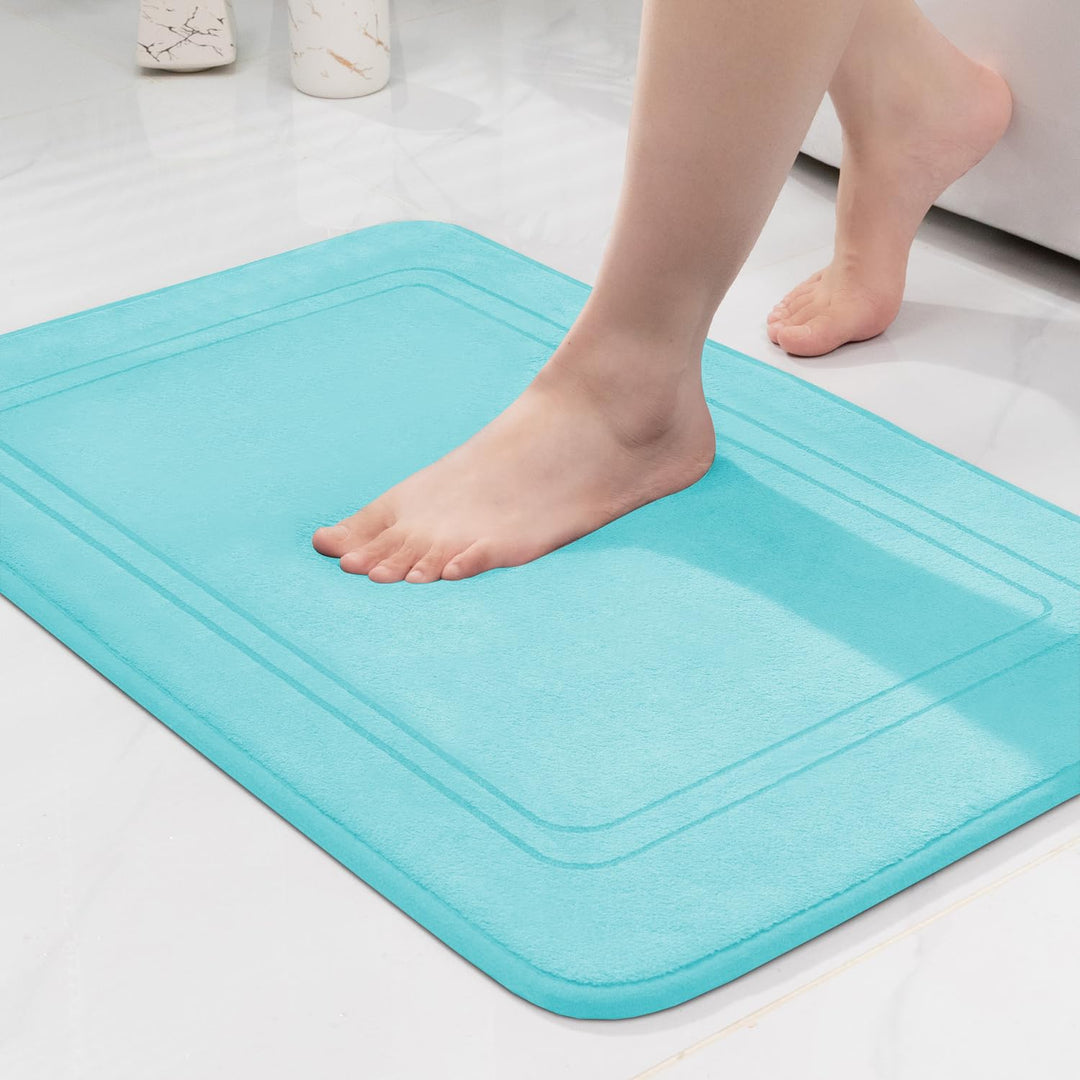 chakme Badematte rutschfest,Badezimmerteppich Weich Badteppich Saugfähige Badvorleger Duschvorleger