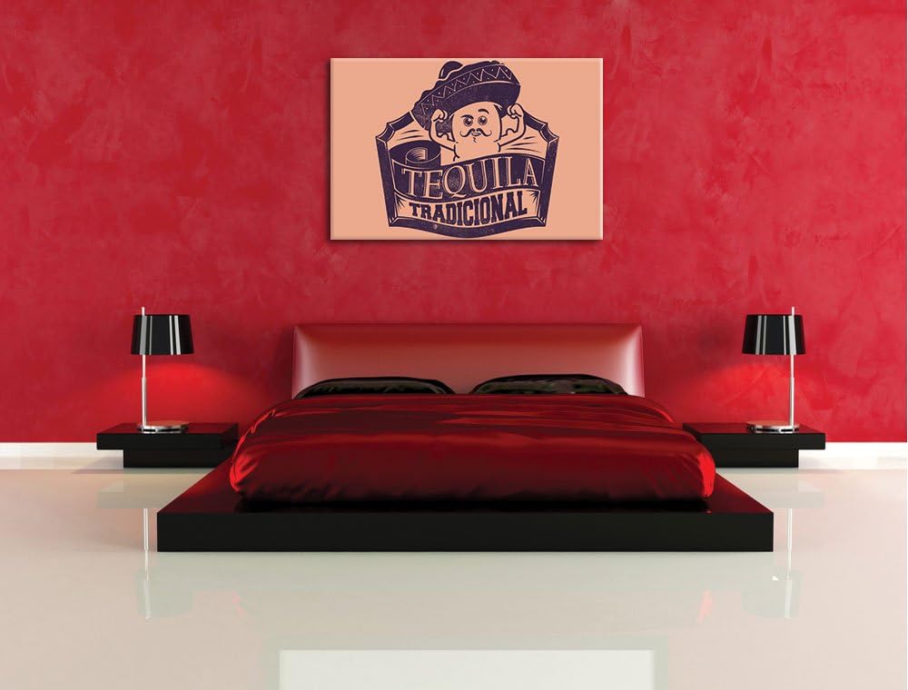 Tequila tradicional Light Format: 100x70auf Leinwand, XXL riesige Bilder fertig gerahmt mit Keilrahm