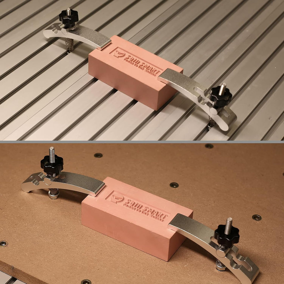 Genmitsu 2PCS T-Track Halteklammer für Holz- und Metallbearbeitung, Kompatibel mit MDF-Arbeitsplatte