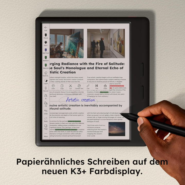 Ocean C, 64 GB + 4 GB, 17,8 cm (7 Zoll), Farb-eBook-Reader, unterstützt Handschrift, 17,8 cm (7 Zoll